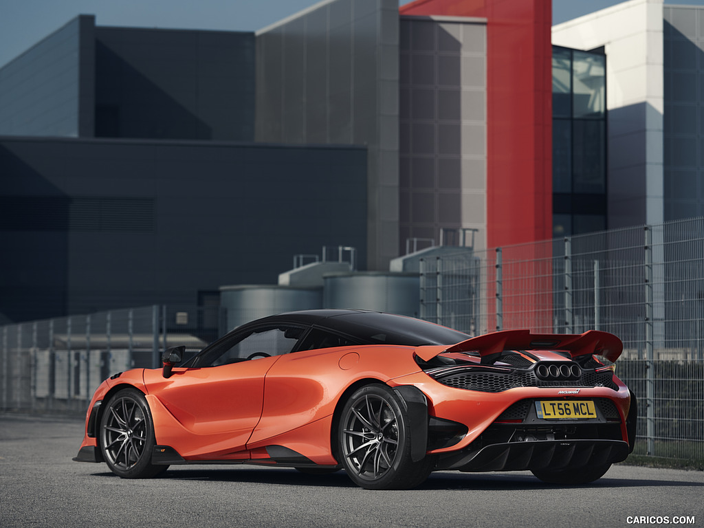 2021 McLaren 765LT - Rear Three-Quarter