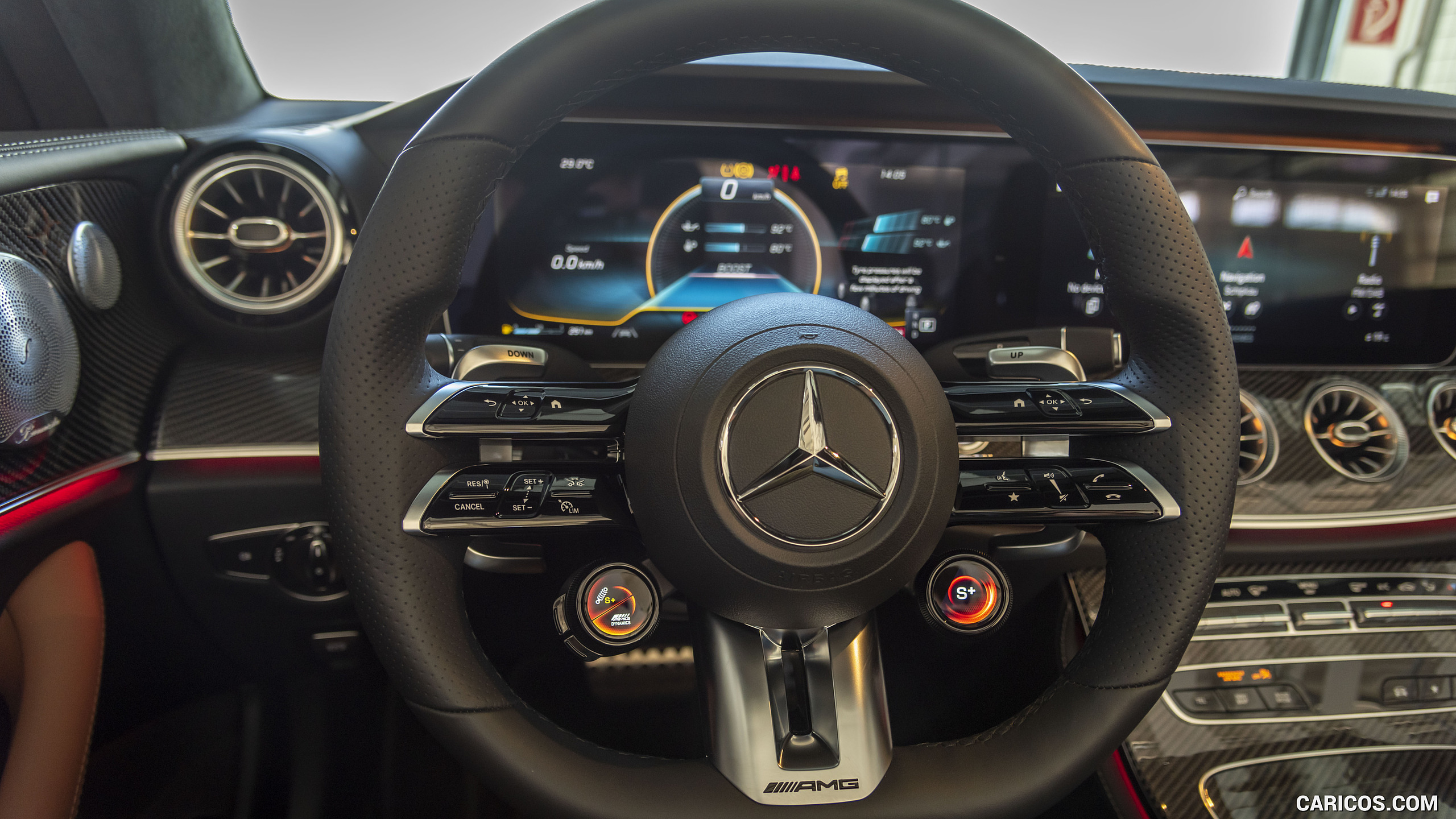 2021 Mercedes-AMG E 53 4MATIC+ Cabriolet - Interior, Steering Wheel, #73 of 166