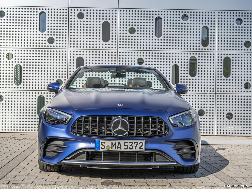 2021 Mercedes-AMG E 53 4MATIC+ Cabriolet (Color: Magno Brilliant Blue) - Front