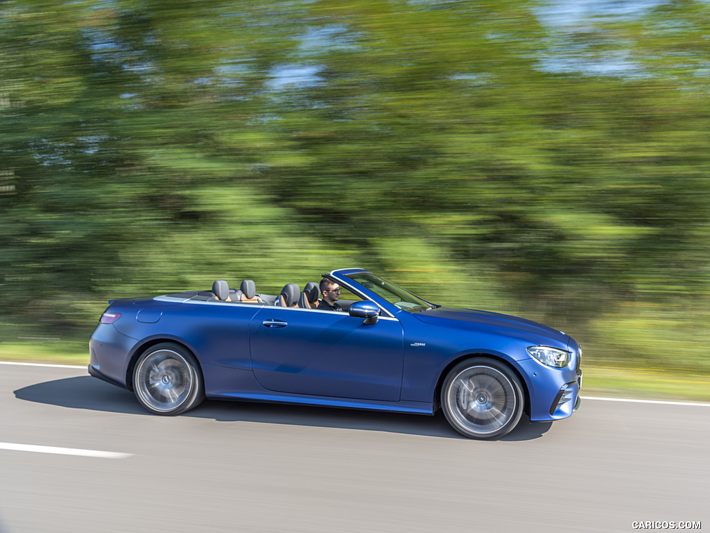 2021 Mercedes-AMG E 53 4MATIC+ Cabriolet (Color: Magno Brilliant Blue) - Side