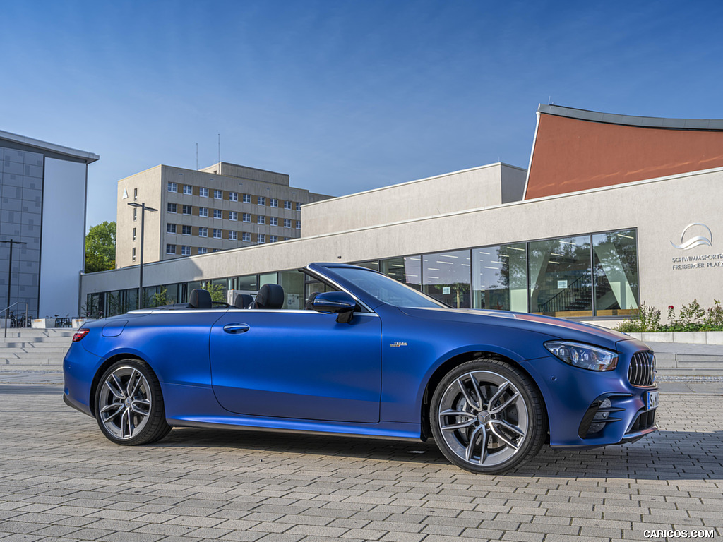 2021 Mercedes-AMG E 53 4MATIC+ Cabriolet (Color: Magno Brilliant Blue) - Side