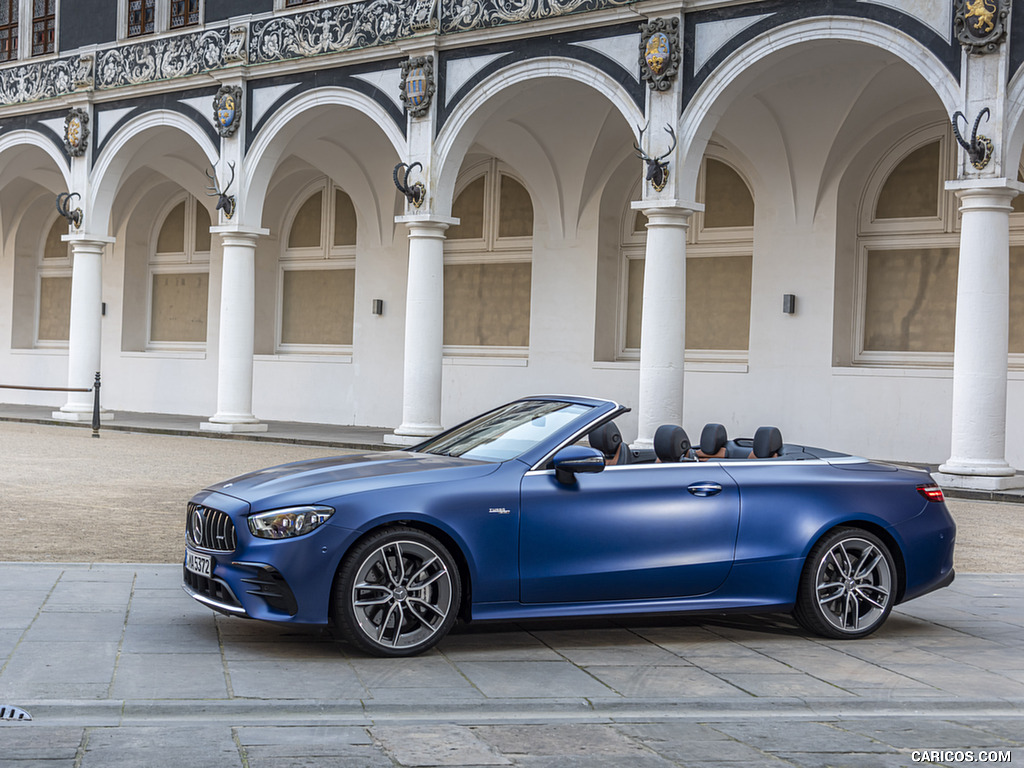 2021 Mercedes-AMG E 53 4MATIC+ Cabriolet (Color: Magno Brilliant Blue) - Side