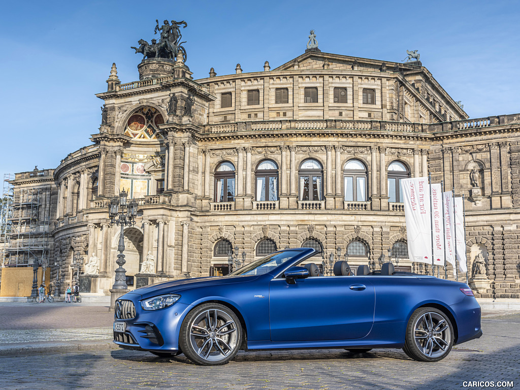 2021 Mercedes-AMG E 53 4MATIC+ Cabriolet (Color: Magno Brilliant Blue) - Side