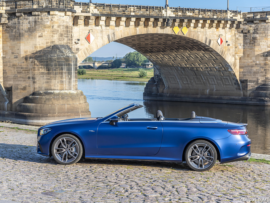 2021 Mercedes-AMG E 53 4MATIC+ Cabriolet (Color: Magno Brilliant Blue) - Side