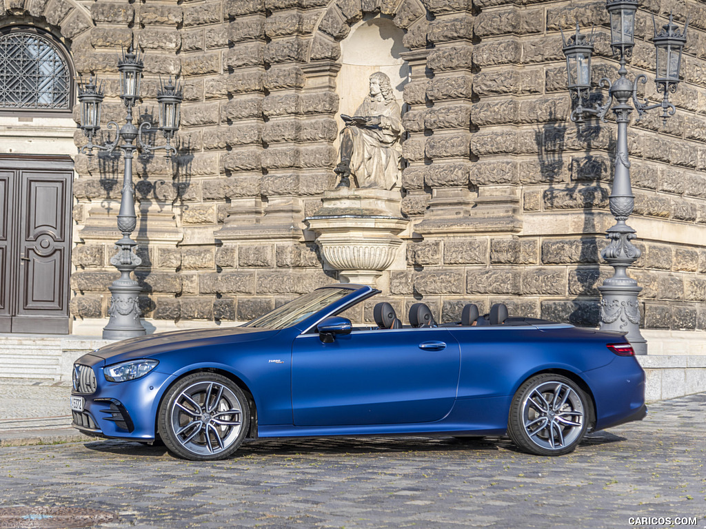 2021 Mercedes-AMG E 53 4MATIC+ Cabriolet (Color: Magno Brilliant Blue) - Side