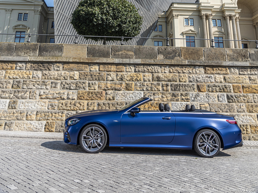 2021 Mercedes-AMG E 53 4MATIC+ Cabriolet (Color: Magno Brilliant Blue) - Side