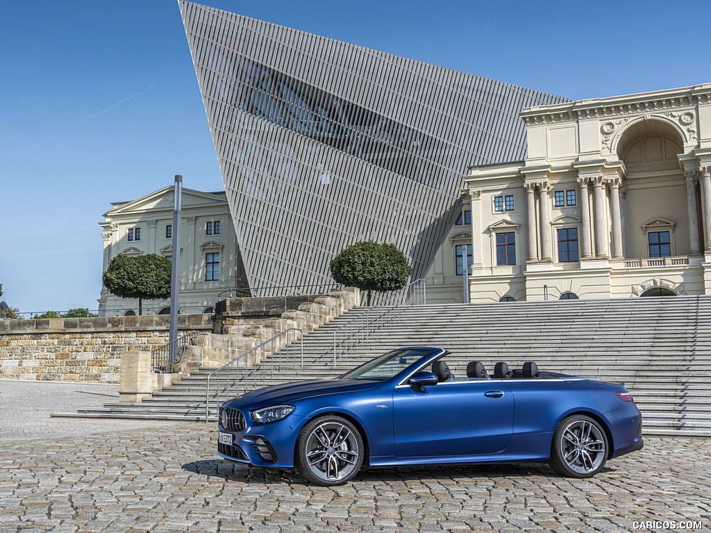 2021 Mercedes-AMG E 53 4MATIC+ Cabriolet (Color: Magno Brilliant Blue) - Side