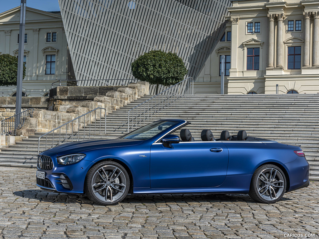 2021 Mercedes-AMG E 53 4MATIC+ Cabriolet (Color: Magno Brilliant Blue) - Side