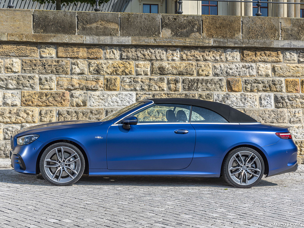 2021 Mercedes-AMG E 53 4MATIC+ Cabriolet (Color: Magno Brilliant Blue) - Side