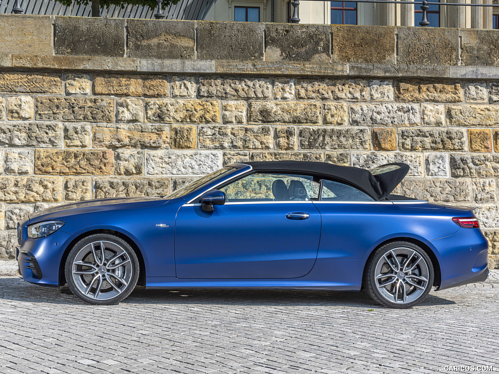 2021 Mercedes-AMG E 53 4MATIC+ Cabriolet (Color: Magno Brilliant Blue) - Side