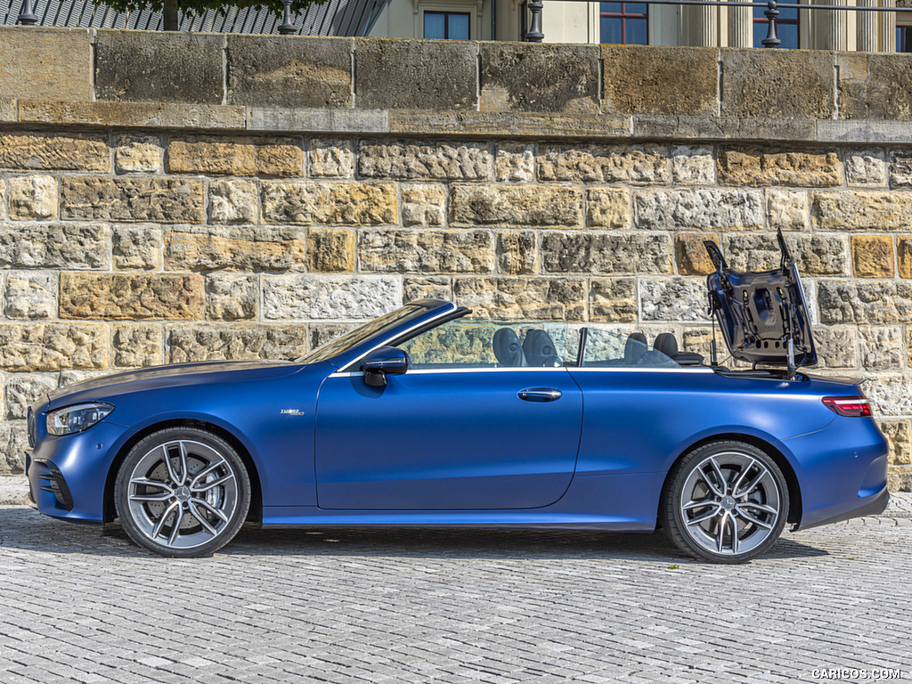 2021 Mercedes-AMG E 53 4MATIC+ Cabriolet (Color: Magno Brilliant Blue) - Side