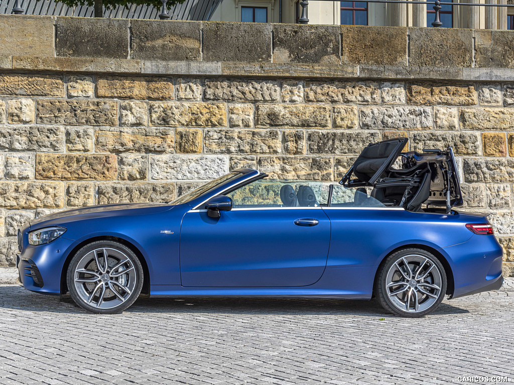 2021 Mercedes-AMG E 53 4MATIC+ Cabriolet (Color: Magno Brilliant Blue) - Side