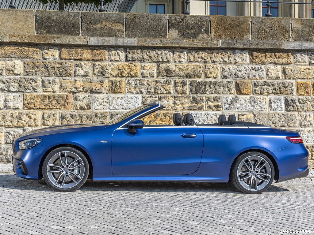 2021 Mercedes-AMG E 53 4MATIC+ Cabriolet (Color: Magno Brilliant Blue) - Side