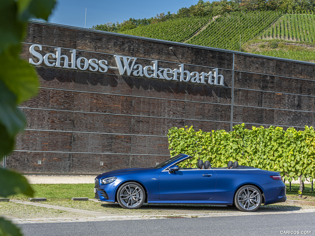 2021 Mercedes-AMG E 53 4MATIC+ Cabriolet (Color: Magno Brilliant Blue) - Side