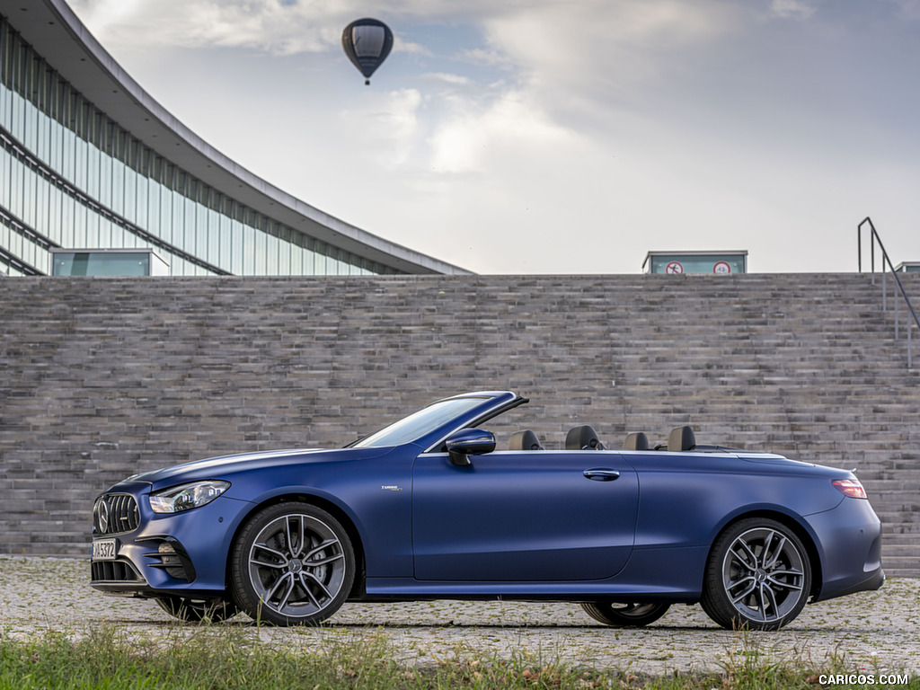 2021 Mercedes-AMG E 53 4MATIC+ Cabriolet (Color: Magno Brilliant Blue) - Side