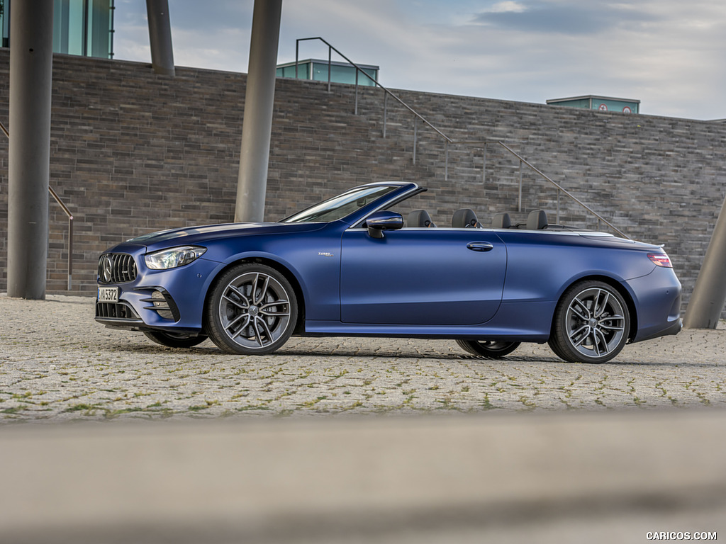 2021 Mercedes-AMG E 53 4MATIC+ Cabriolet (Color: Magno Brilliant Blue) - Side