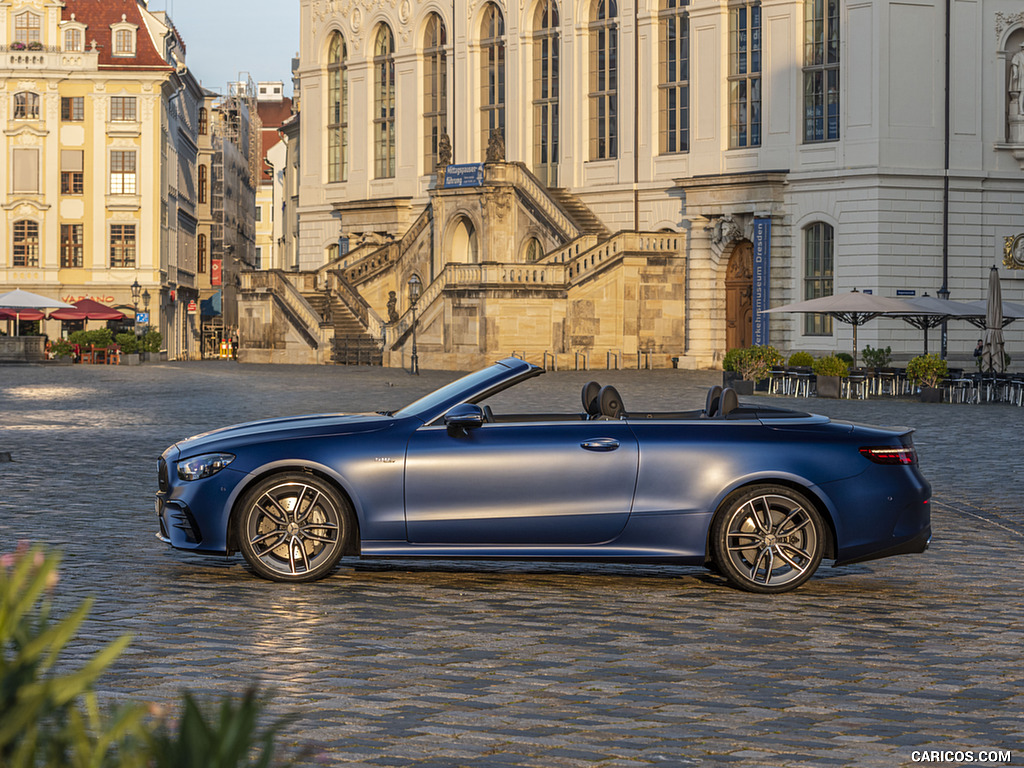 2021 Mercedes-AMG E 53 4MATIC+ Cabriolet (Color: Magno Brilliant Blue) - Side