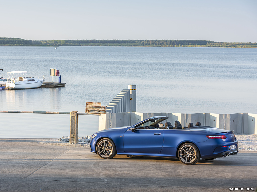 2021 Mercedes-AMG E 53 4MATIC+ Cabriolet (Color: Magno Brilliant Blue) - Side