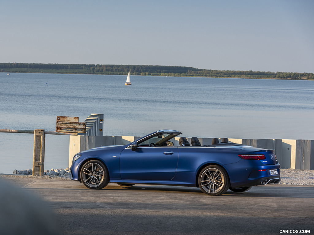 2021 Mercedes-AMG E 53 4MATIC+ Cabriolet (Color: Magno Brilliant Blue) - Side