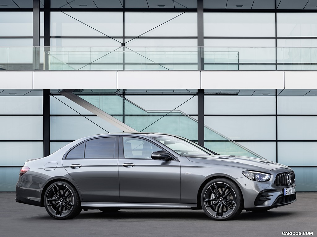 2021 Mercedes-AMG E 53 4MATIC+ Night Package (Color: Selenite Grey Metallic) - Side