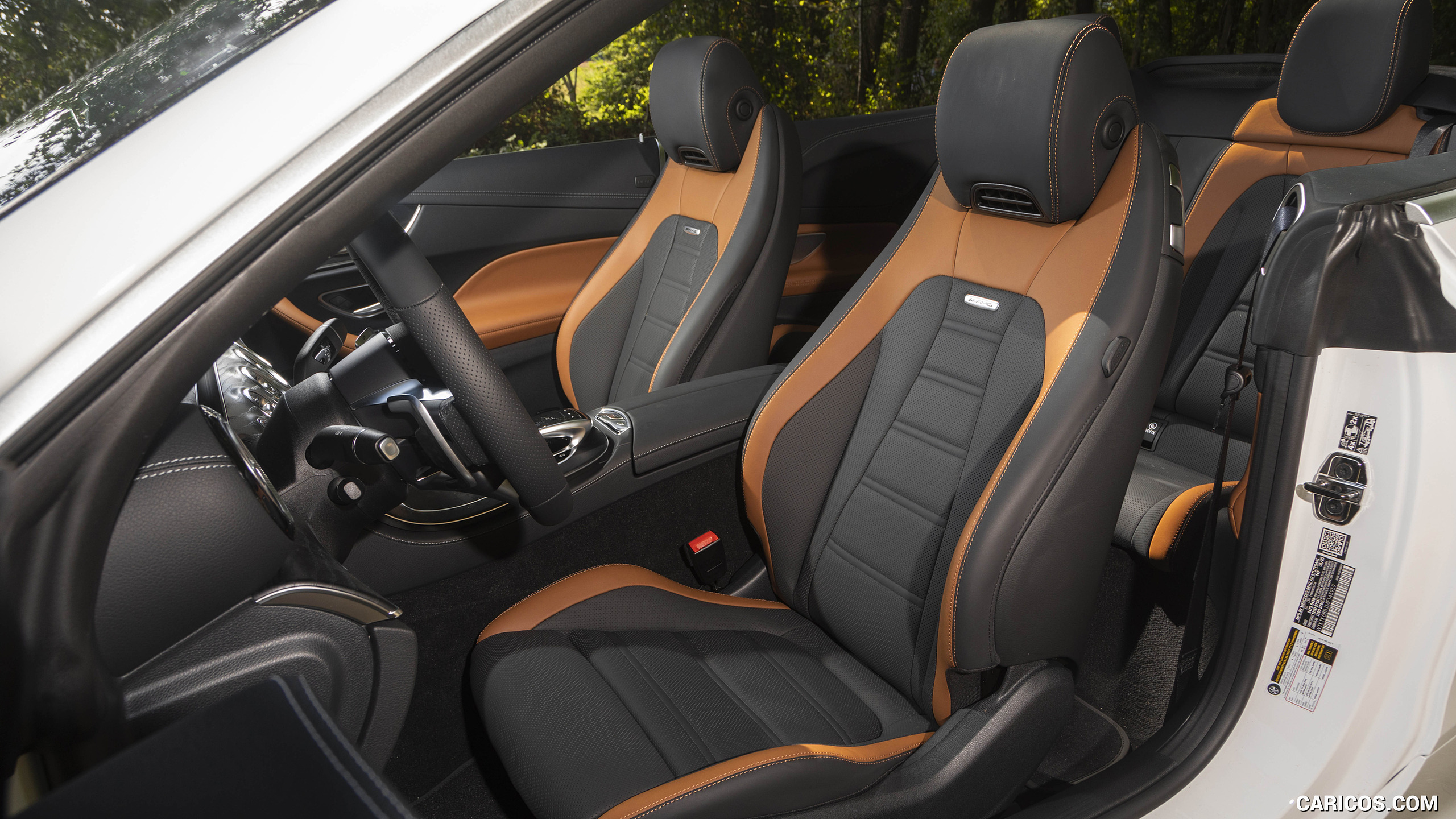 2021 Mercedes-AMG E 53 Cabriolet (US-Spec) - Interior, Front Seats, #164 of 166