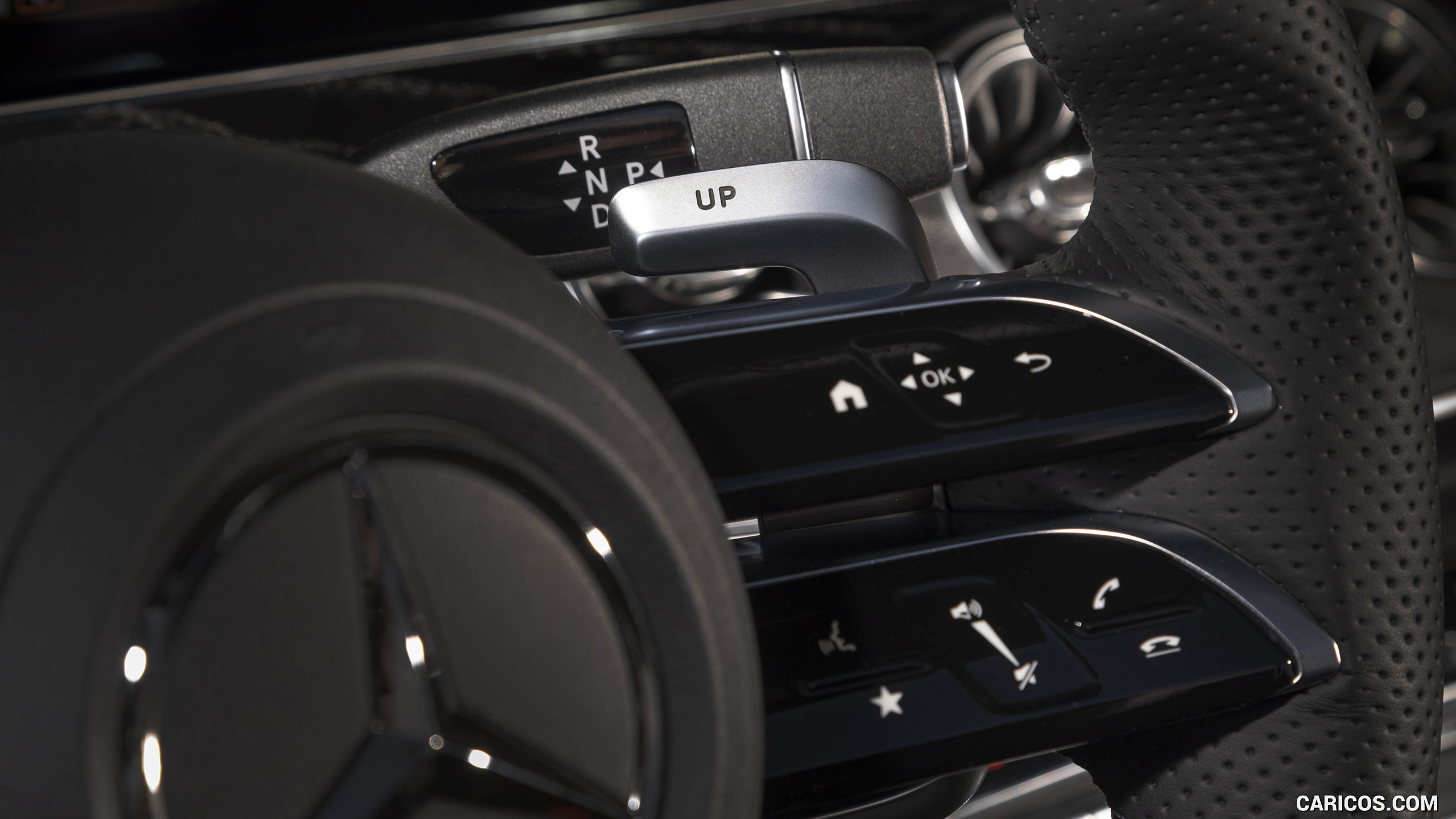 2021 Mercedes-AMG E 53 Cabriolet (US-Spec) - Interior, Steering Wheel, #157 of 166