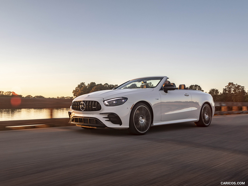 2021 Mercedes-AMG E 53 Cabriolet (US-Spec) - Front Three-Quarter