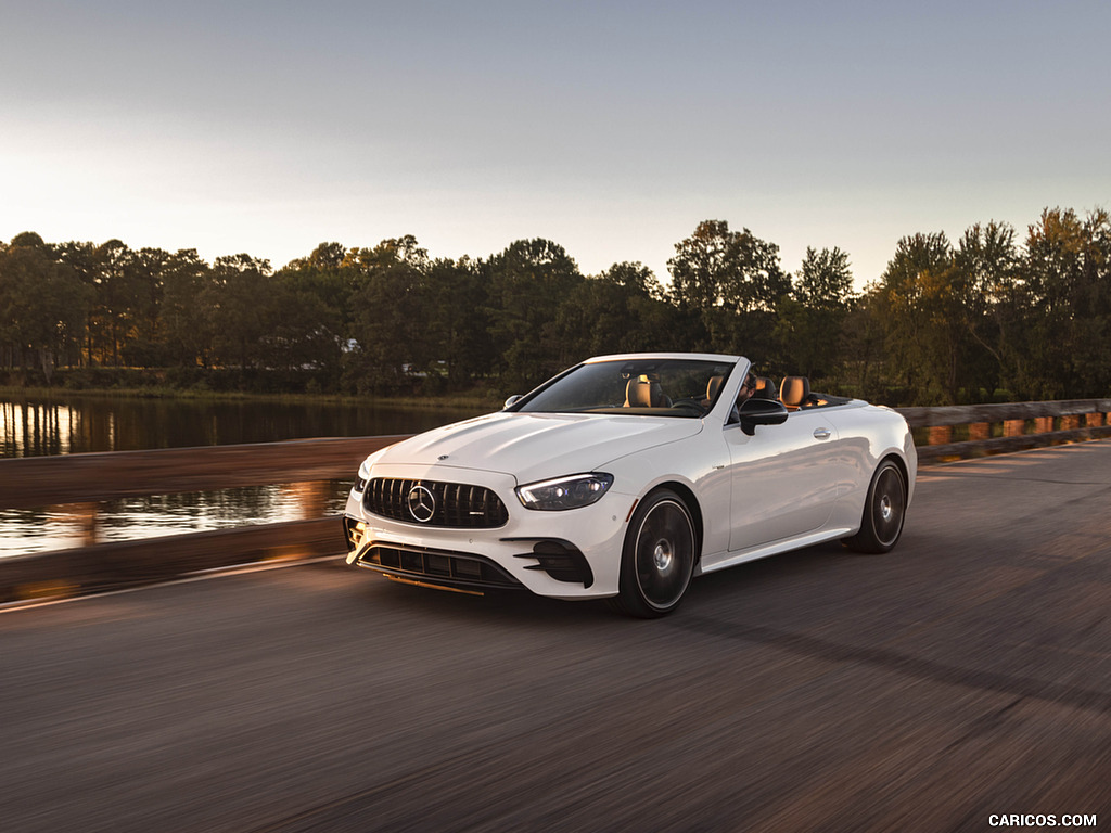 2021 Mercedes-AMG E 53 Cabriolet (US-Spec) - Front Three-Quarter