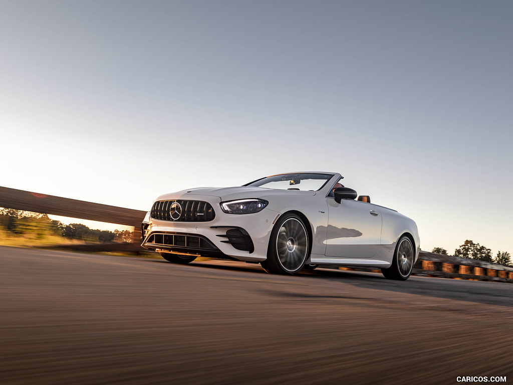 2021 Mercedes-AMG E 53 Cabriolet (US-Spec) - Front Three-Quarter