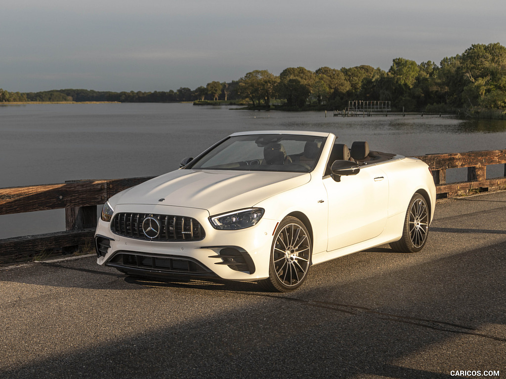 2021 Mercedes-AMG E 53 Cabriolet (US-Spec) - Front Three-Quarter