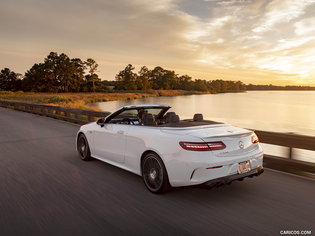 2021 Mercedes-AMG E 53 Cabriolet (US-Spec) - Rear Three-Quarter