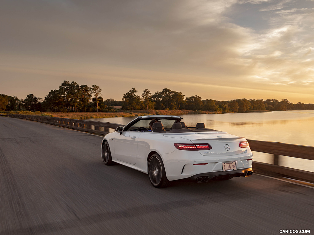 2021 Mercedes-AMG E 53 Cabriolet (US-Spec) - Rear Three-Quarter