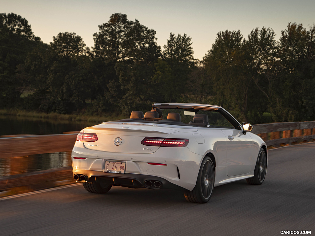 2021 Mercedes-AMG E 53 Cabriolet (US-Spec) - Rear Three-Quarter