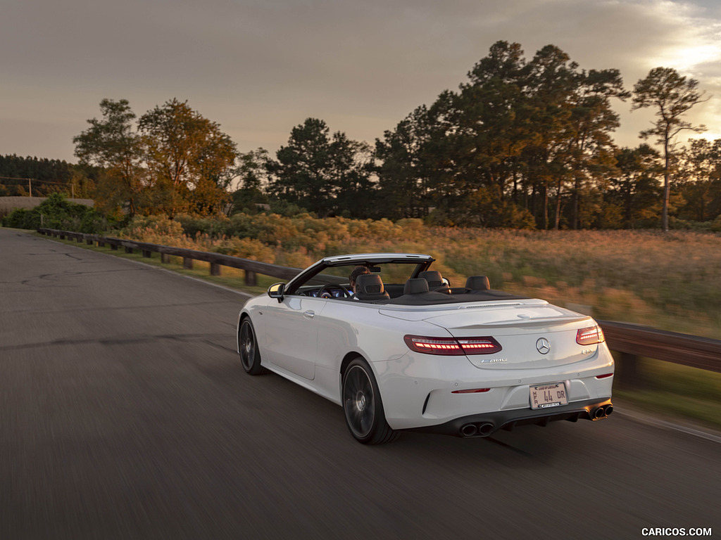 2021 Mercedes-AMG E 53 Cabriolet (US-Spec) - Rear Three-Quarter