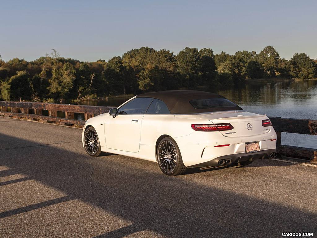 2021 Mercedes-AMG E 53 Cabriolet (US-Spec) - Rear Three-Quarter