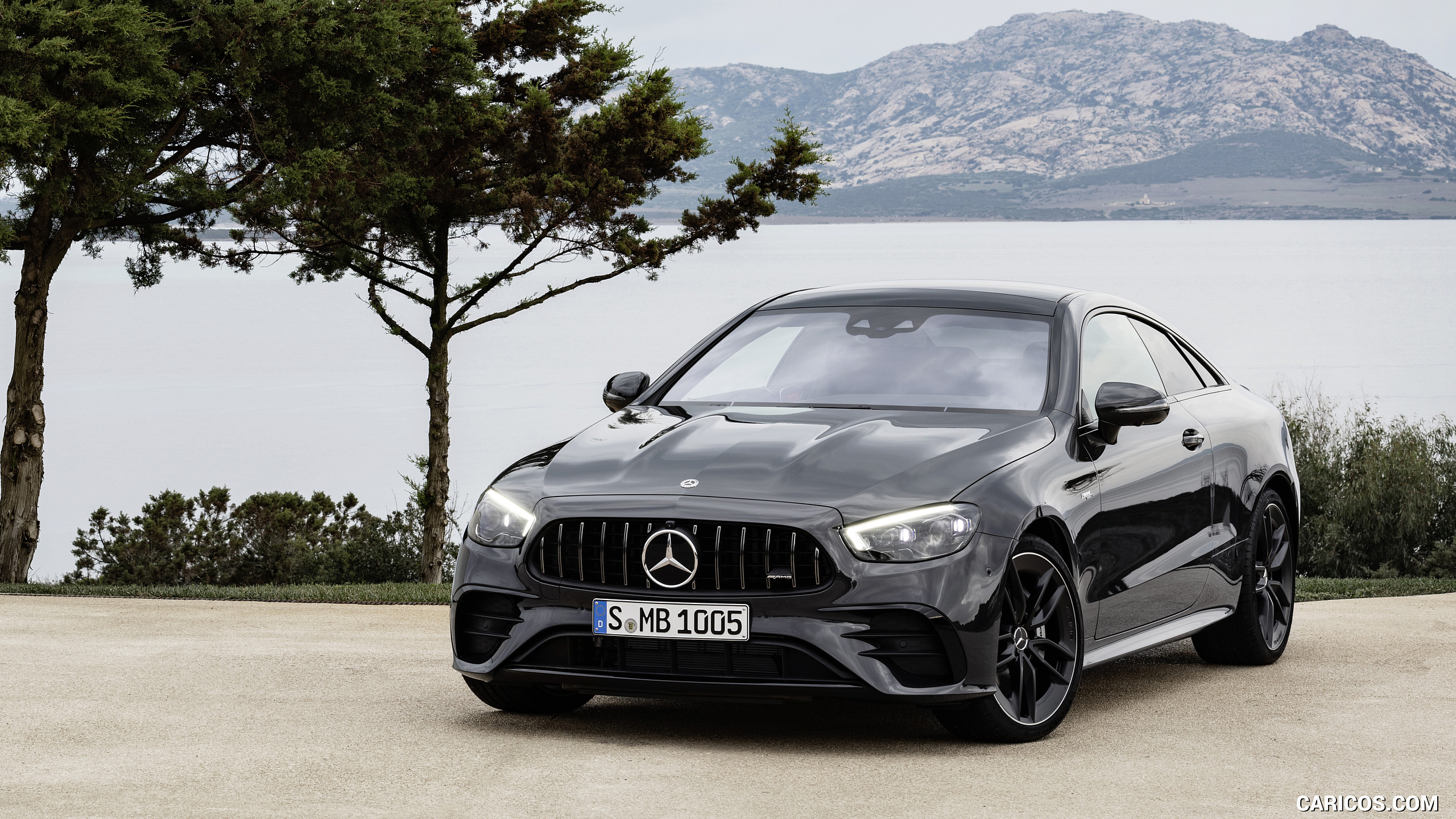 2021 Mercedes-AMG E 53 Coupe (Color: Graphite Grey Metallic) - Front, #23 of 37