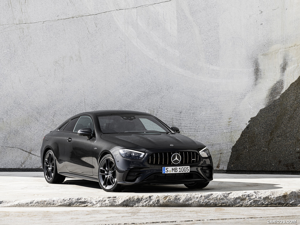 2021 Mercedes-AMG E 53 Coupe (Color: Graphite Grey Metallic) - Front Three-Quarter