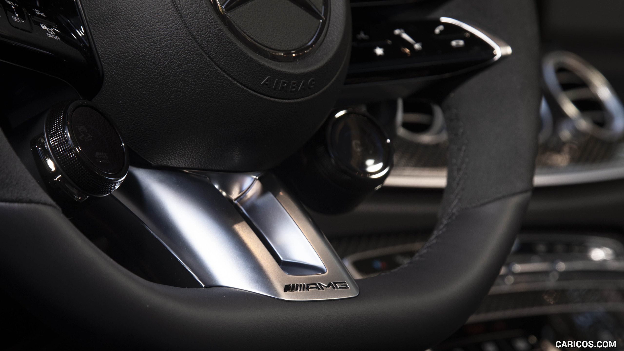 2021 Mercedes-AMG E 63 S (US-Spec) - Interior, Steering Wheel, #135 of 143