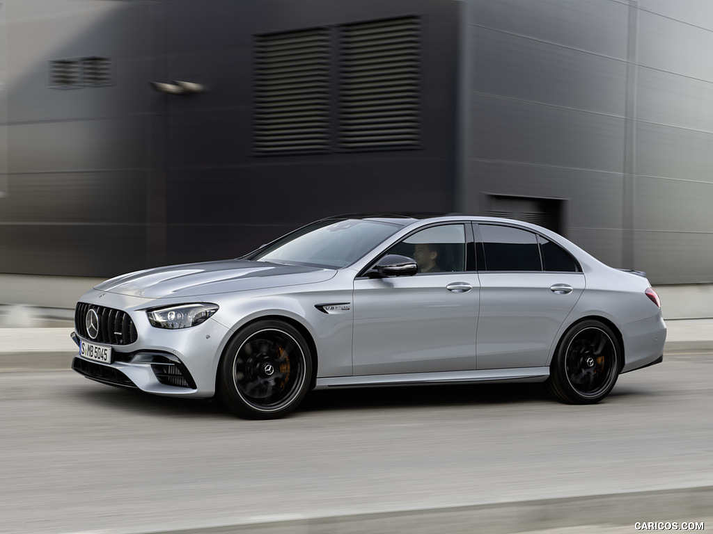 2021 Mercedes-AMG E 63 S (Color: Hightech Silver Metallic) - Side