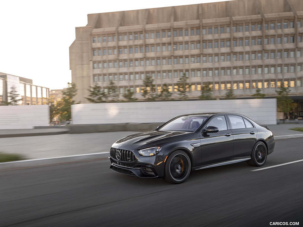 2021 Mercedes-AMG E 63 S (US-Spec) - Front Three-Quarter