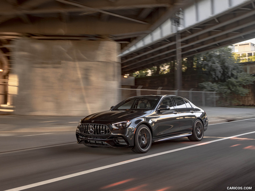 2021 Mercedes-AMG E 63 S (US-Spec) - Front Three-Quarter