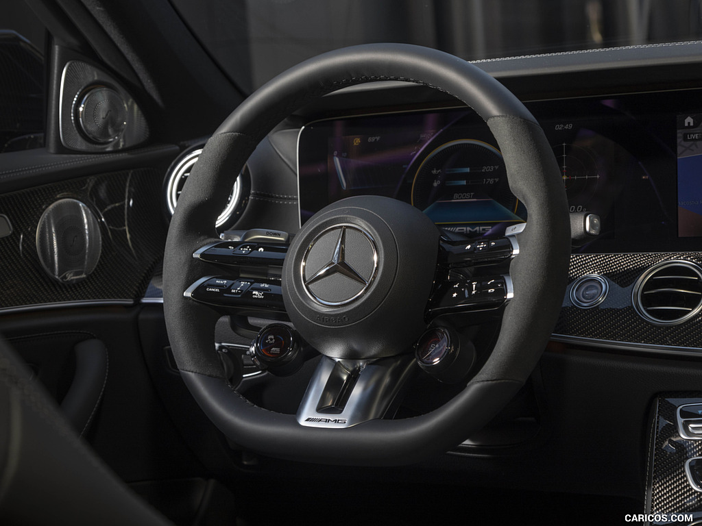 2021 Mercedes-AMG E 63 S (US-Spec) - Interior, Steering Wheel