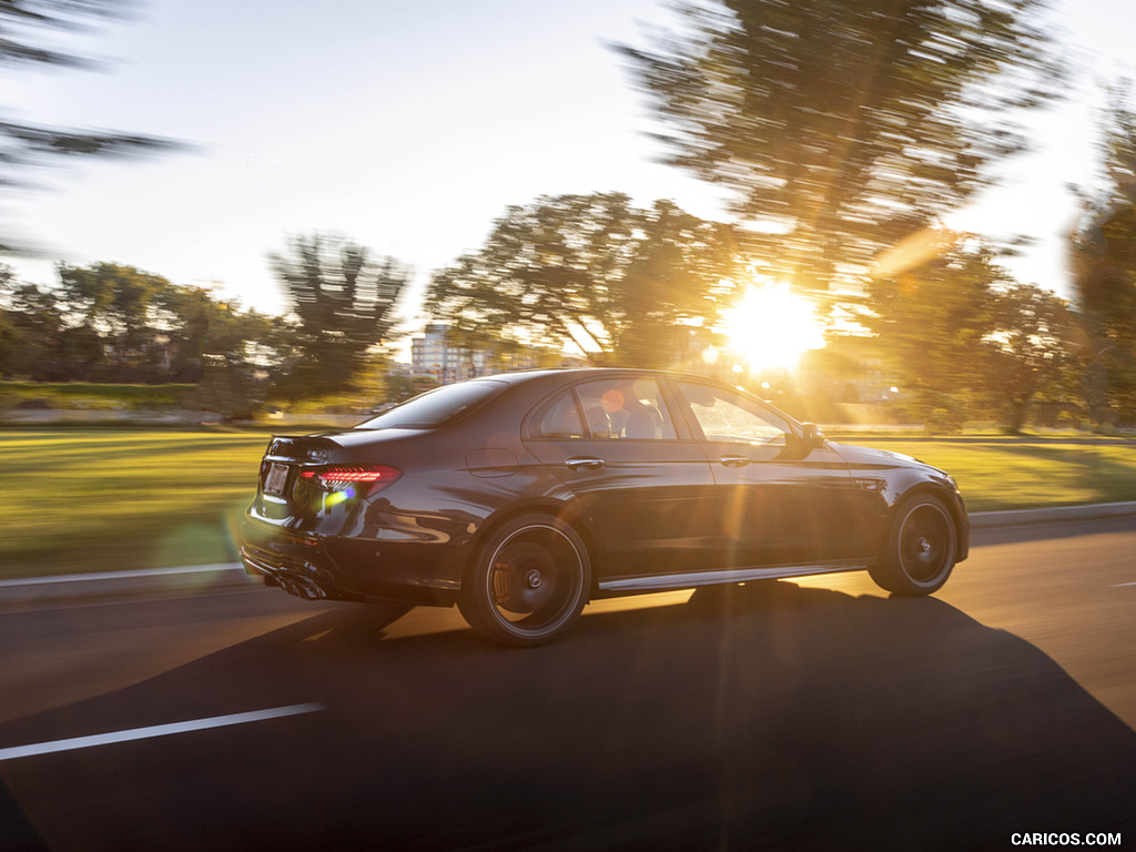 2021 Mercedes-AMG E 63 S (US-Spec) - Rear Three-Quarter