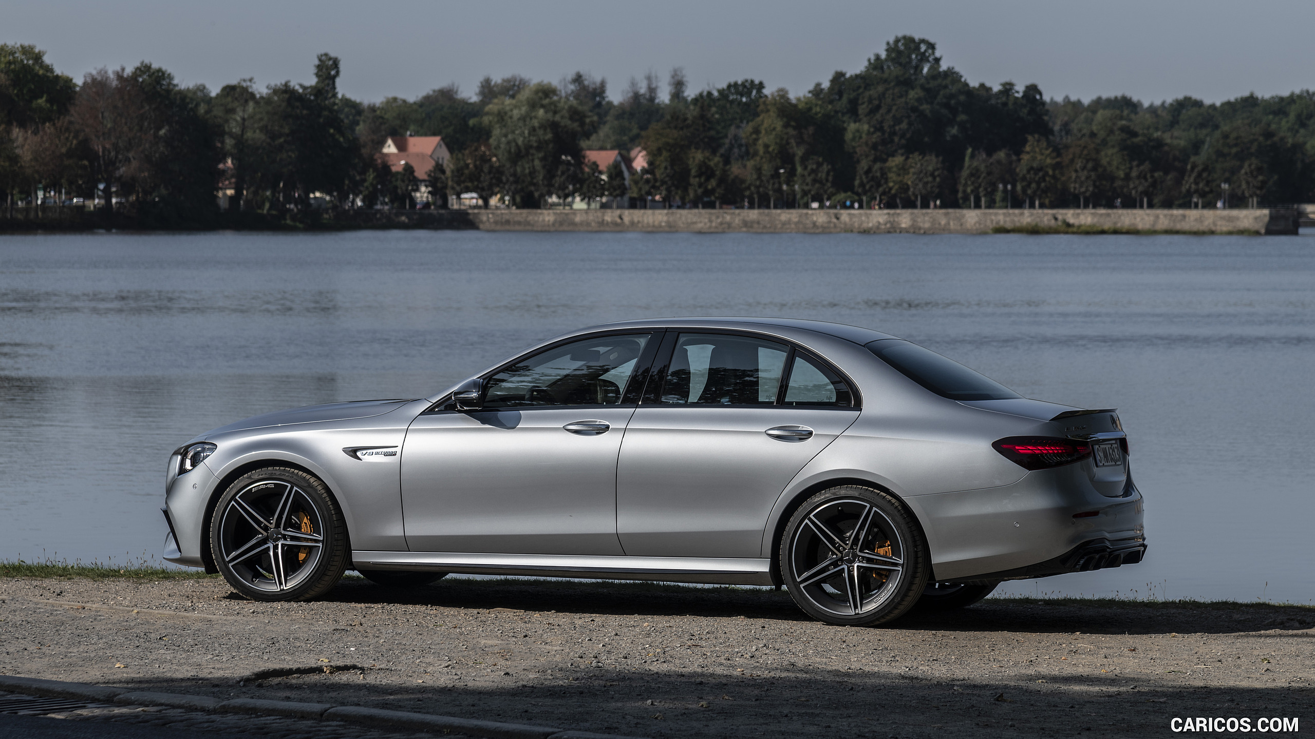 2021 Mercedes-AMG E 63 S 4MATIC+ (Color: High-Tech Silver Metallic) - Side, #44 of 143