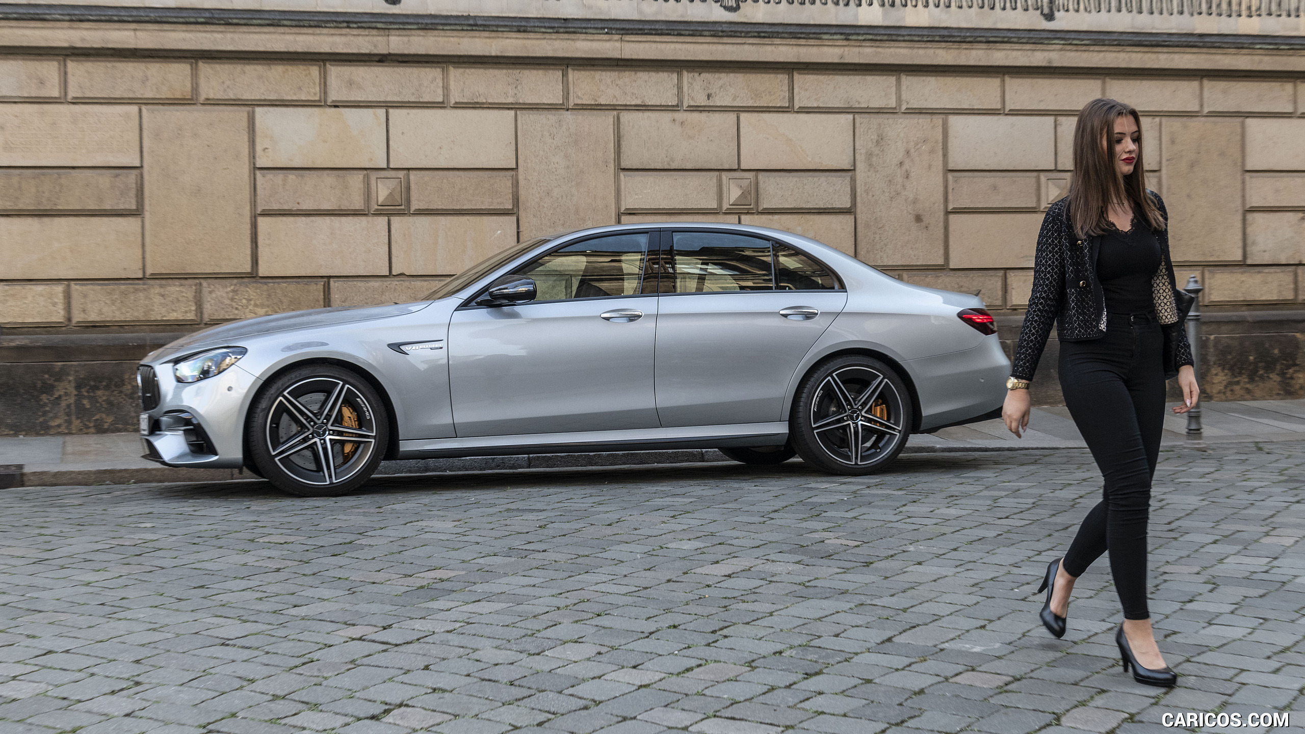 2021 Mercedes-AMG E 63 S 4MATIC+ (Color: High-Tech Silver Metallic) - Side, #52 of 143