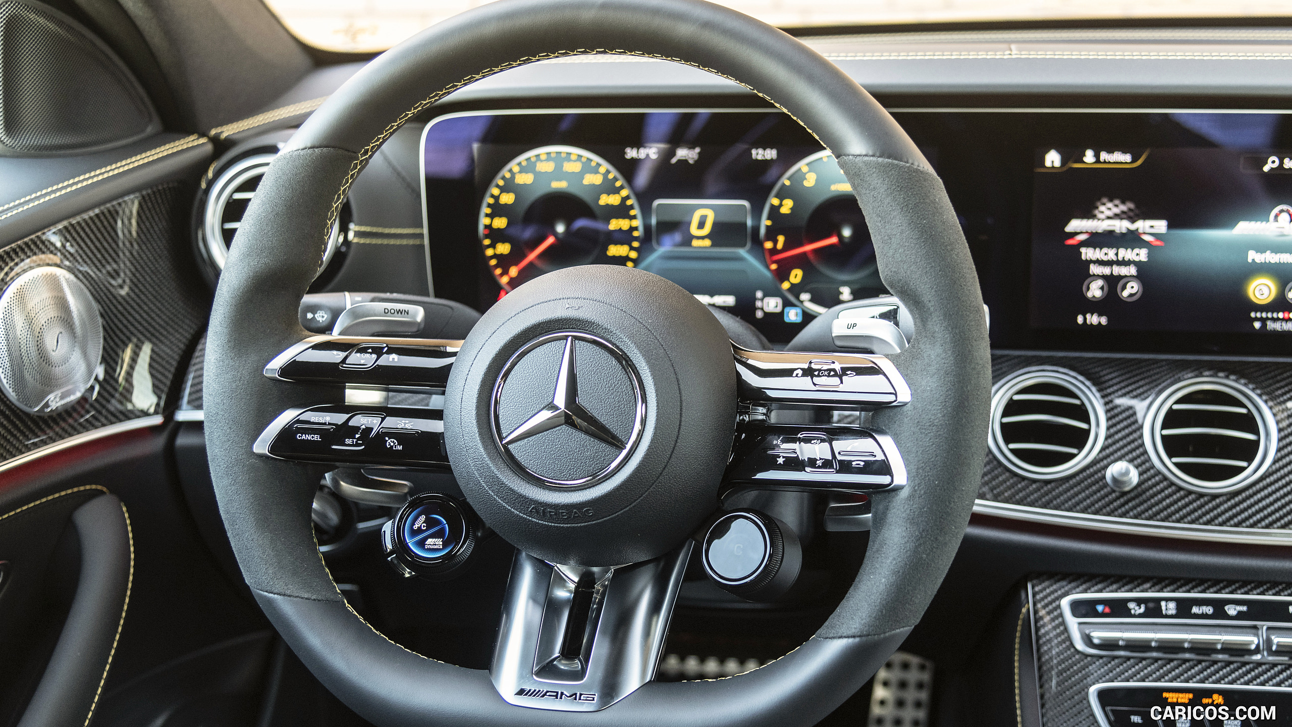 2021 Mercedes-AMG E 63 S 4MATIC+ - Interior, Steering Wheel, #73 of 143