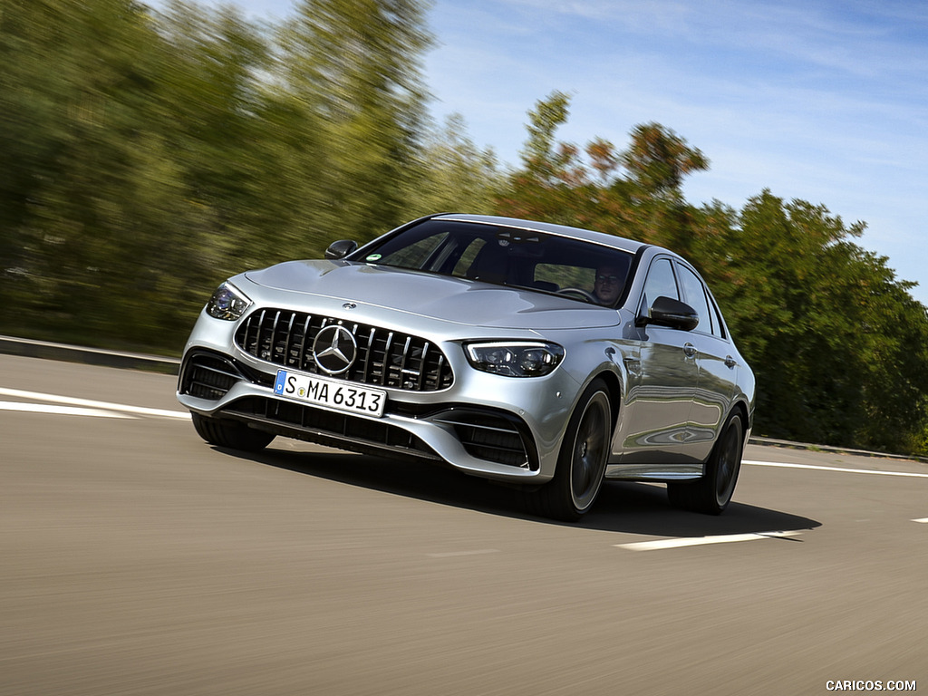 2021 Mercedes-AMG E 63 S 4MATIC+ (Color: High-Tech Silver Metallic) - Front