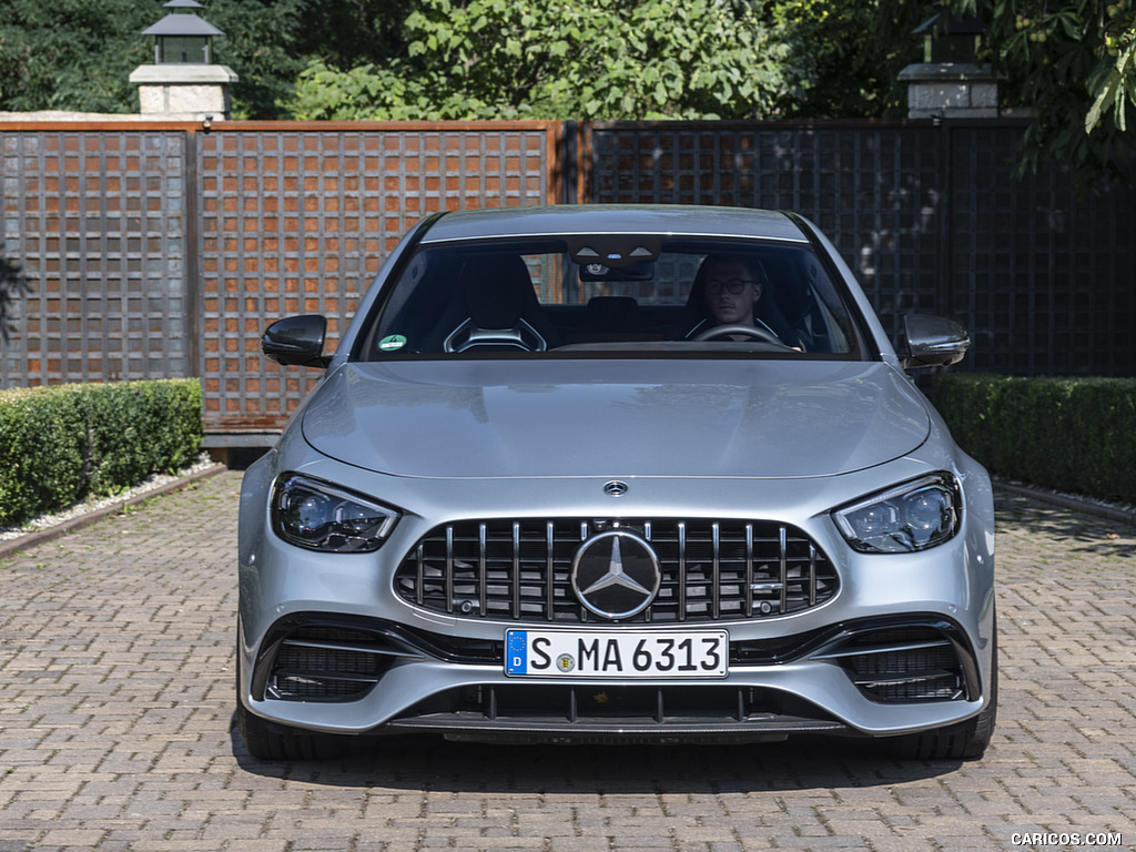 2021 Mercedes-AMG E 63 S 4MATIC+ (Color: High-Tech Silver Metallic) - Front