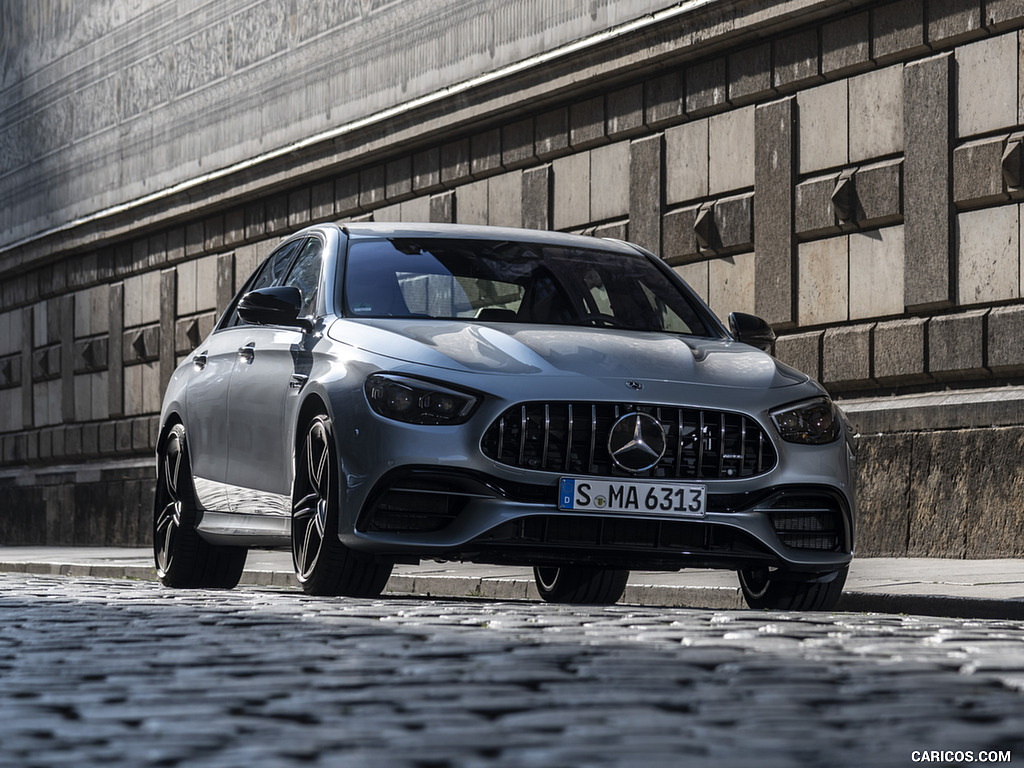 2021 Mercedes-AMG E 63 S 4MATIC+ (Color: High-Tech Silver Metallic) - Front