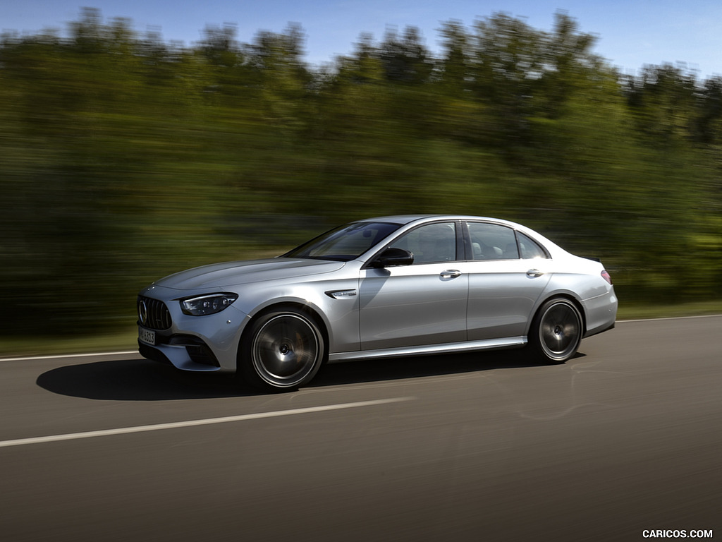 2021 Mercedes-AMG E 63 S 4MATIC+ (Color: High-Tech Silver Metallic) - Side